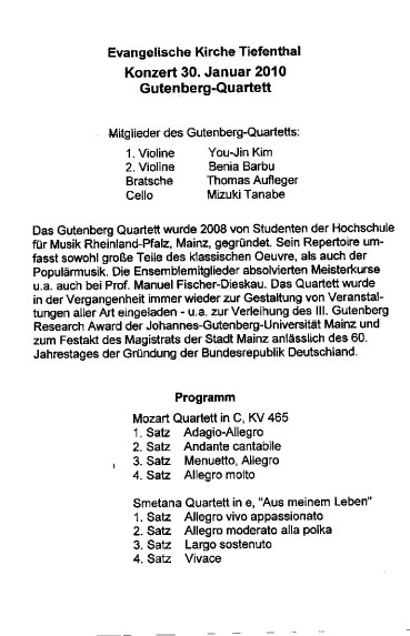 Gutenberg Quartett