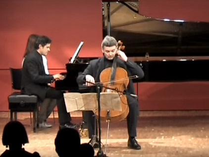 Beethoven Cello Sonata No 5 op.102 3rd Part Allegro fugato Manuel Fischer-Dieskau & José Gallardo